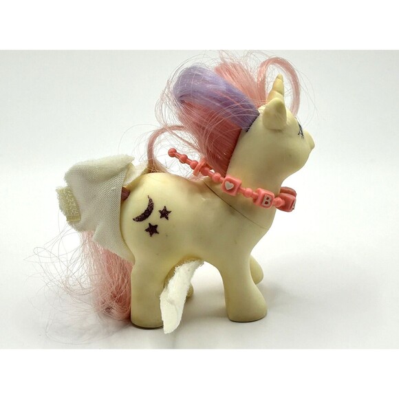 Vintage My Little Pony G1 1984 Baby Moondancer Figure w/ Diaper and Necklace MLP - Picture 9 of 12